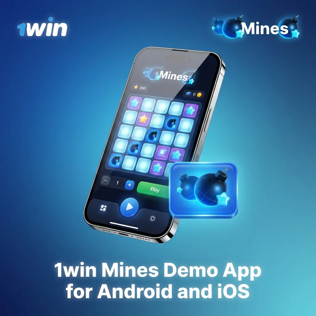 Mobile app installation guide showing download and setup steps for 1win Mines Demo on Android and iOS devices — 1win Mines in India