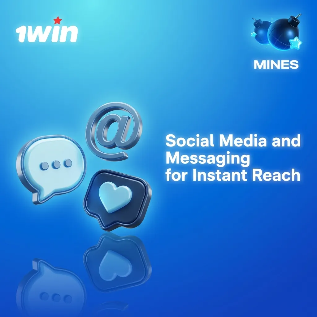 Support team contact options via WhatsApp, Telegram, and Facebook Messenger with 24/7 multilingual assistance available — 1win Mines in India